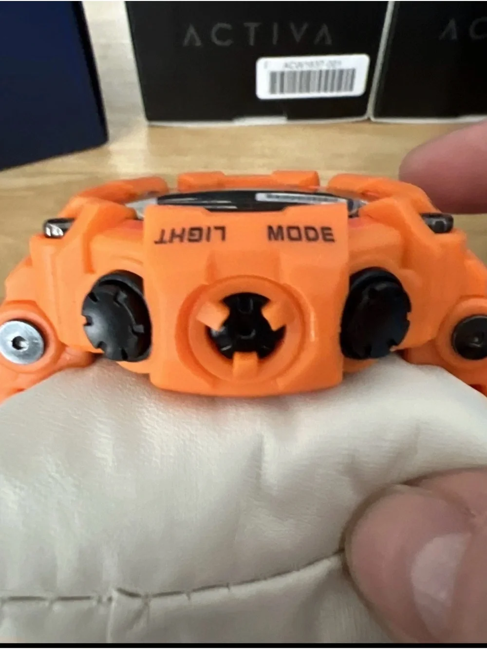 Invicta Orange Digital Sport Watch with Black Dial